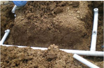 輕鋼別墅地基水電管道預埋