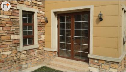 輕鋼別墅門(mén)窗完成圖