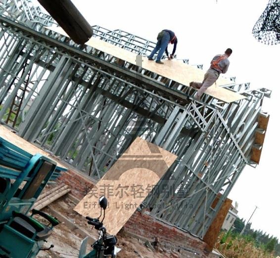 98平米造價19萬輕鋼別墅項目案例輕鋼龍骨1